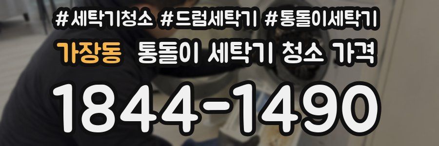 가장동 통돌이 세탁기 청소 가격