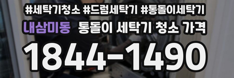 내삼미동 통돌이 세탁기 청소 가격