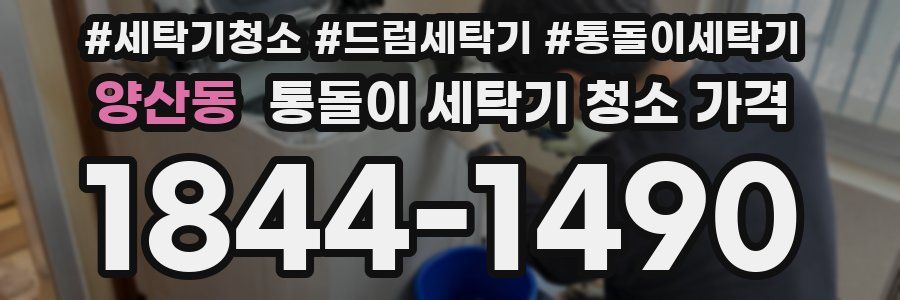 양산동 통돌이 세탁기 청소 가격