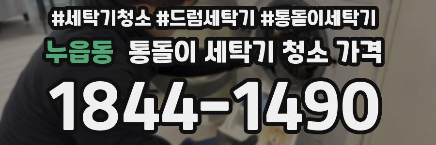 누읍동 통돌이 세탁기 청소 가격