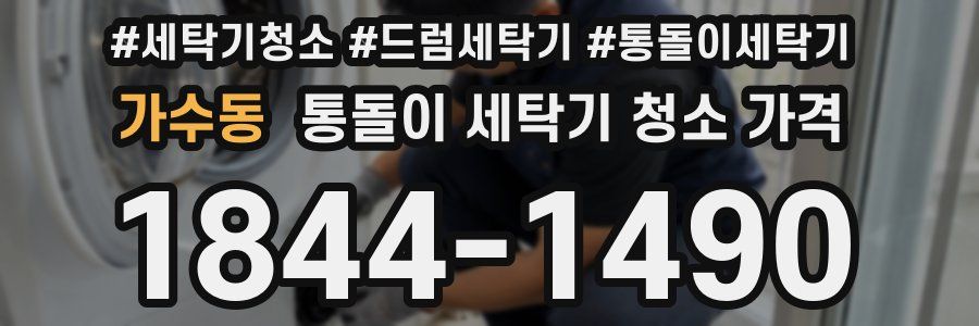 가수동 통돌이 세탁기 청소 가격