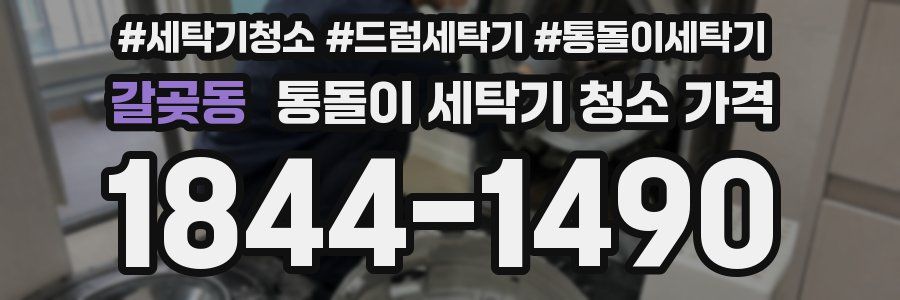 갈곶동 통돌이 세탁기 청소 가격