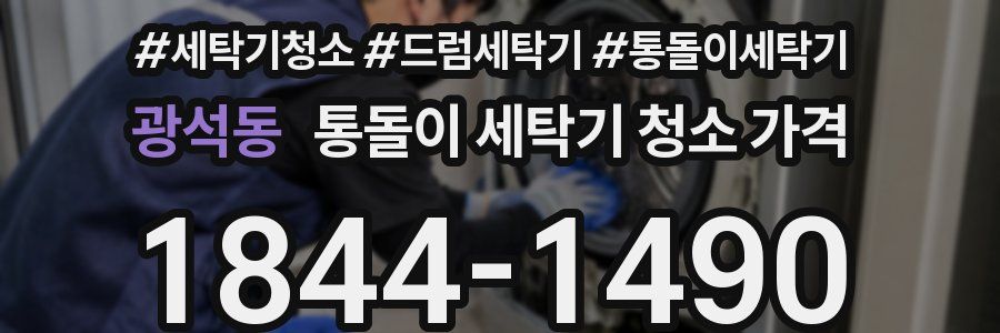 광석동 통돌이 세탁기 청소 가격
