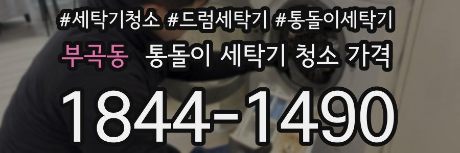 부곡동 통돌이 세탁기 청소 가격