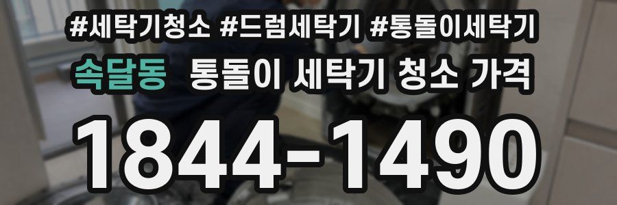 속달동 통돌이 세탁기 청소 가격