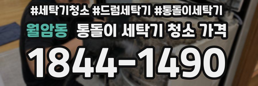 월암동 통돌이 세탁기 청소 가격
