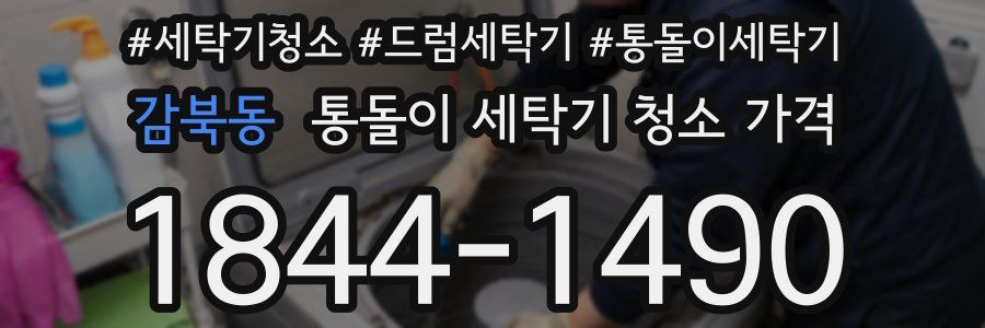 감북동 통돌이 세탁기 청소 가격