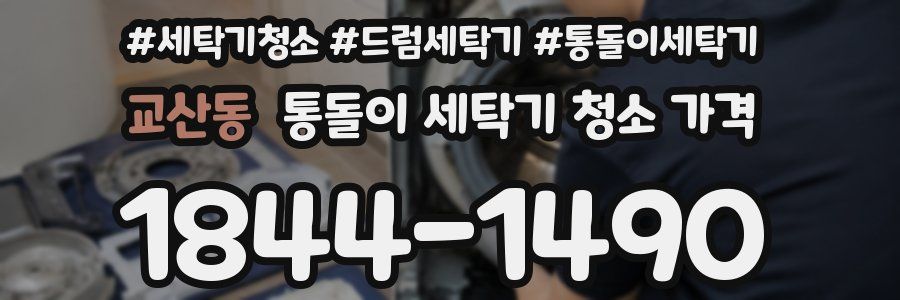 교산동 통돌이 세탁기 청소 가격