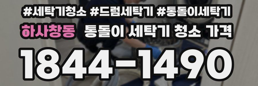 하사창동 통돌이 세탁기 청소 가격