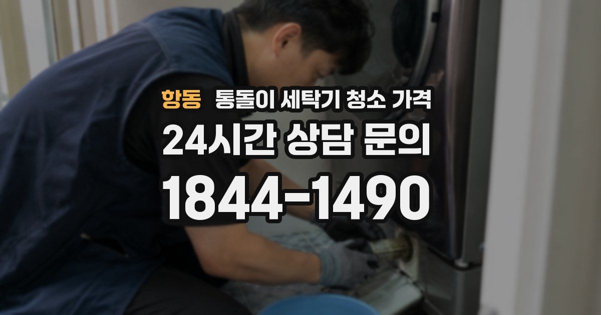 항동 통돌이 세탁기 청소 가격