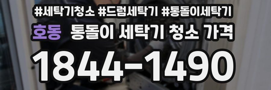 호동 통돌이 세탁기 청소 가격