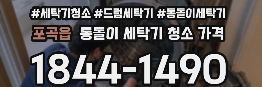 포곡읍 통돌이 세탁기 청소 가격