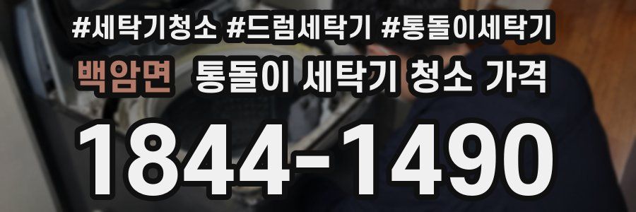 백암면 통돌이 세탁기 청소 가격