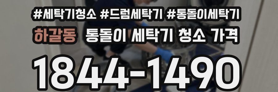 하갈동 통돌이 세탁기 청소 가격