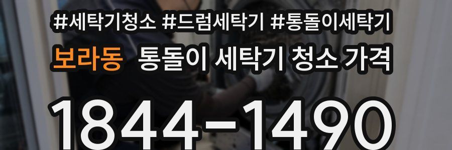 보라동 통돌이 세탁기 청소 가격