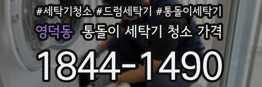 영덕동 통돌이 세탁기 청소 가격