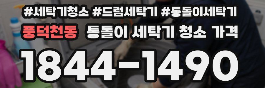풍덕천동 통돌이 세탁기 청소 가격