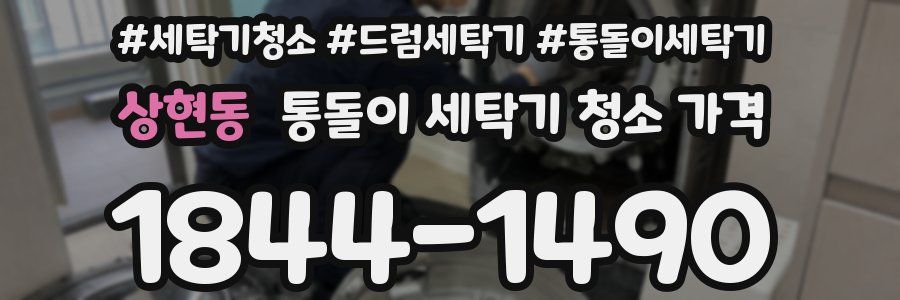 상현동 통돌이 세탁기 청소 가격