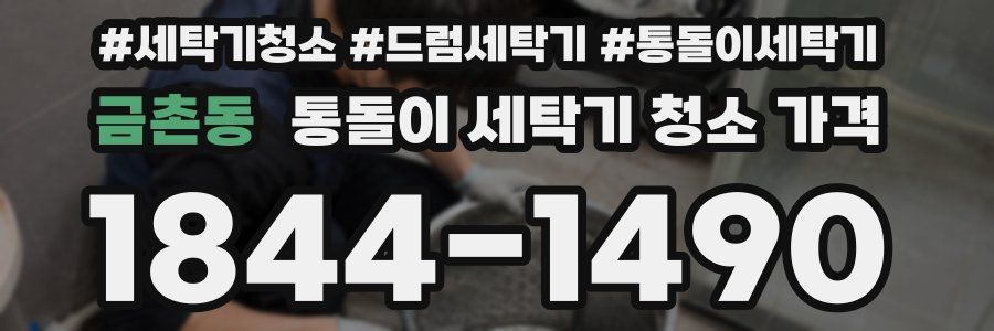 금촌동 통돌이 세탁기 청소 가격
