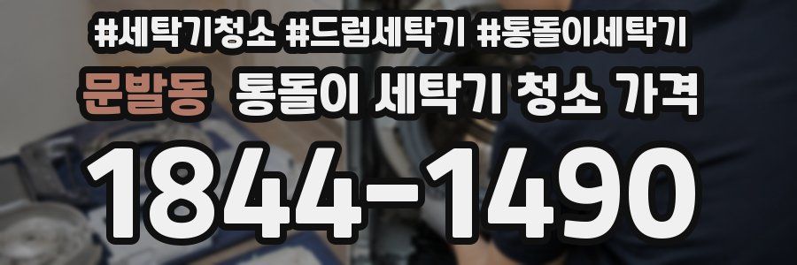문발동 통돌이 세탁기 청소 가격