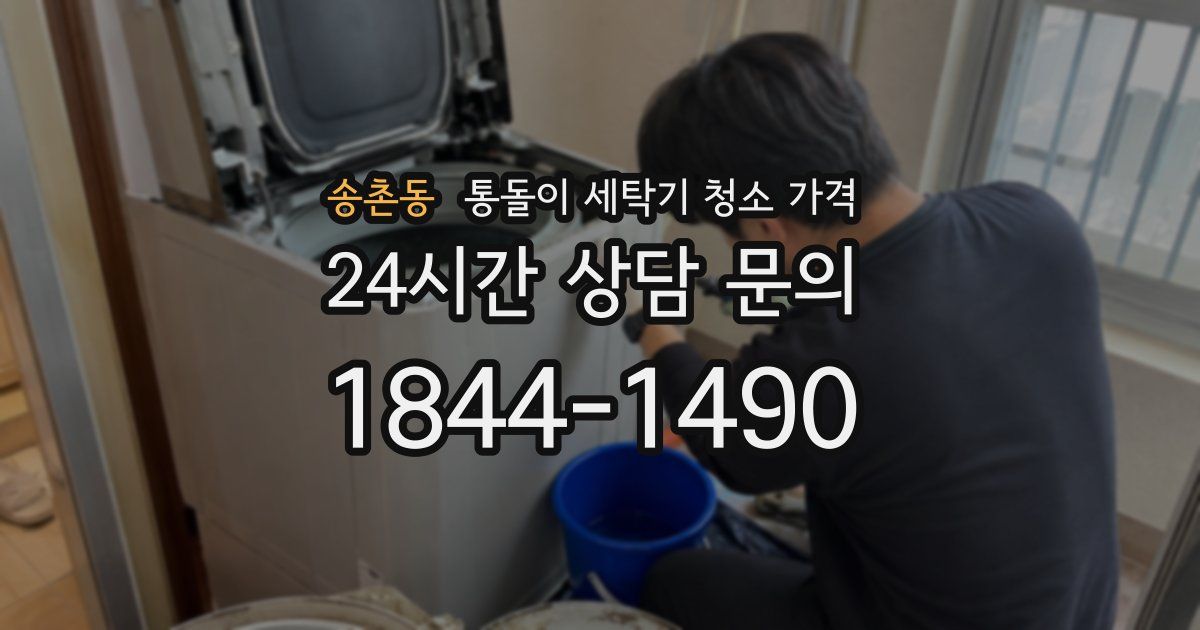 송촌동 통돌이 세탁기 청소 가격