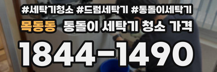 목동동 통돌이 세탁기 청소 가격