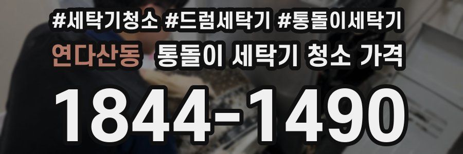 연다산동 통돌이 세탁기 청소 가격
