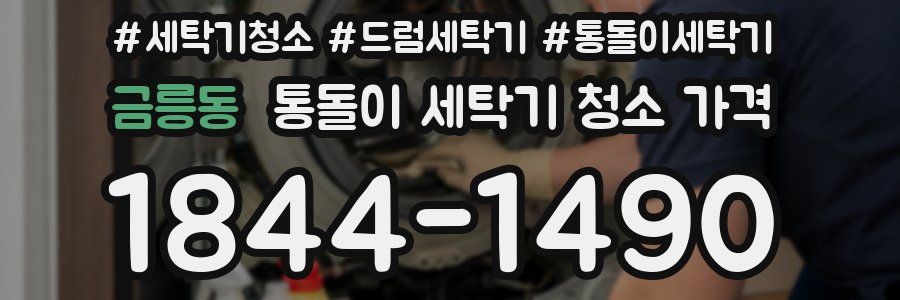 금릉동 통돌이 세탁기 청소 가격