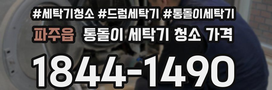 파주읍 통돌이 세탁기 청소 가격