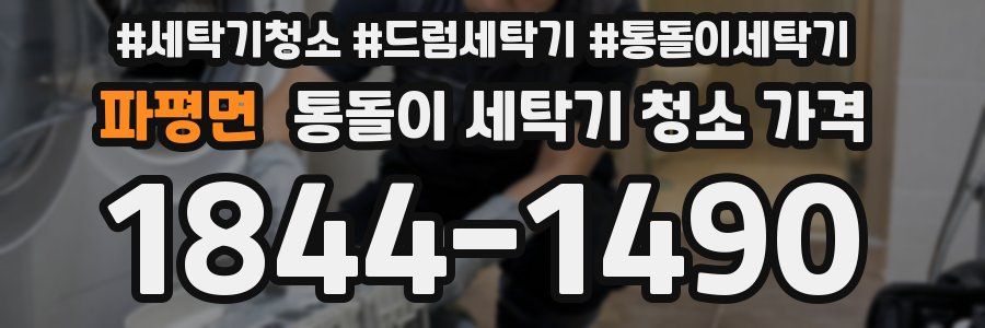 파평면 통돌이 세탁기 청소 가격