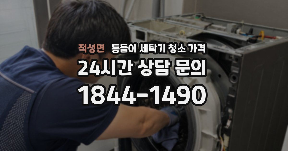 적성면 통돌이 세탁기 청소 가격