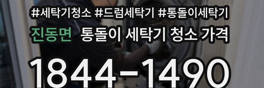 진동면 통돌이 세탁기 청소 가격