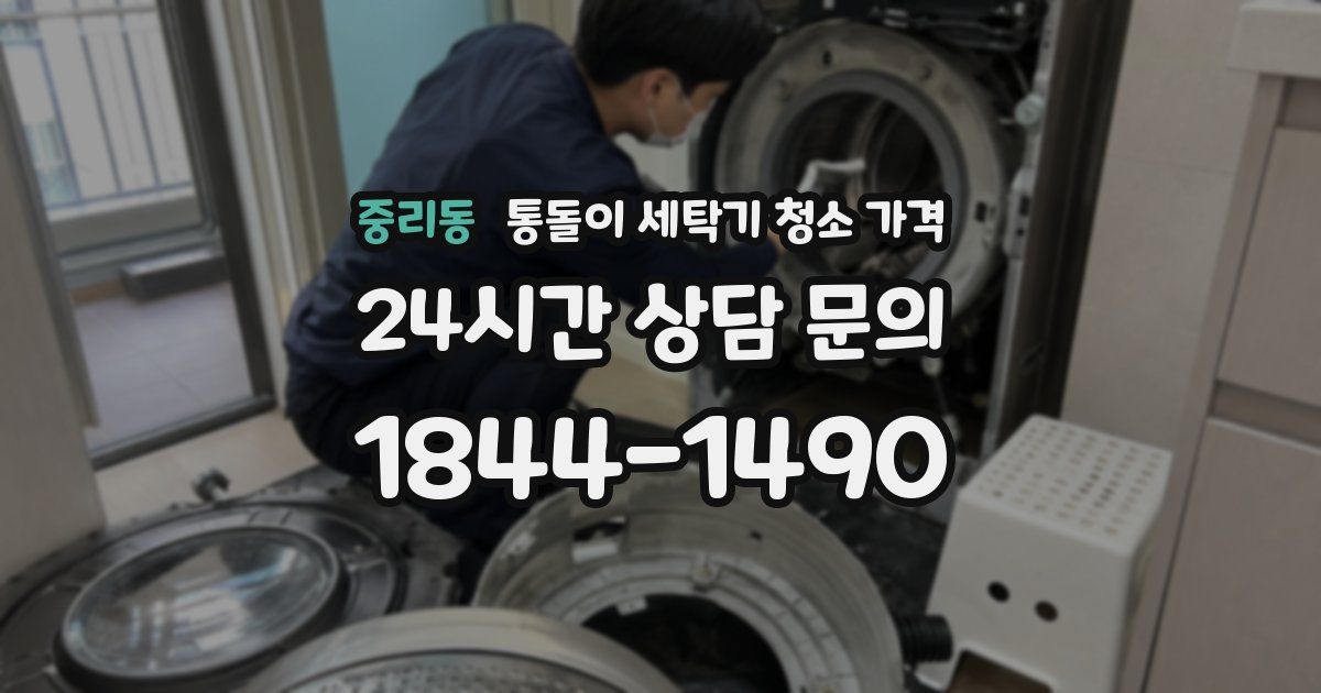 중리동 통돌이 세탁기 청소 가격