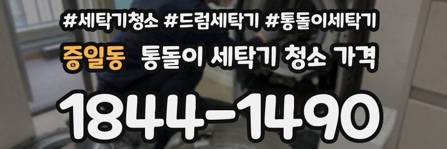 증일동 통돌이 세탁기 청소 가격