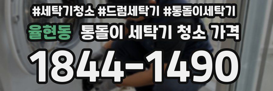 율현동 통돌이 세탁기 청소 가격