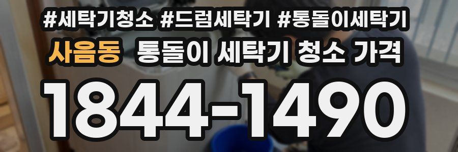 사음동 통돌이 세탁기 청소 가격