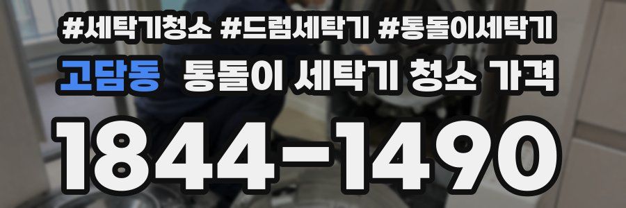 고담동 통돌이 세탁기 청소 가격