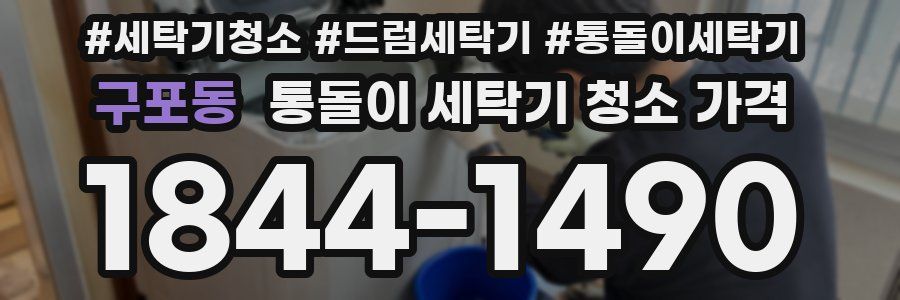 구포동 통돌이 세탁기 청소 가격