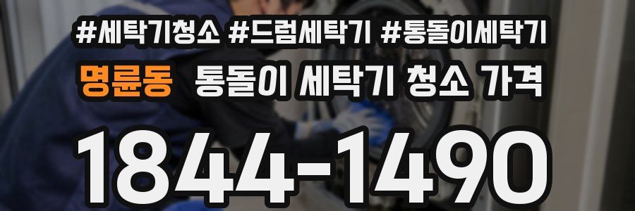 명륜동 통돌이 세탁기 청소 가격