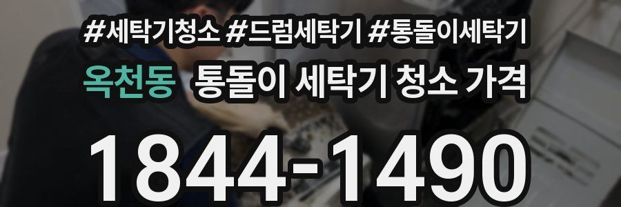 옥천동 통돌이 세탁기 청소 가격