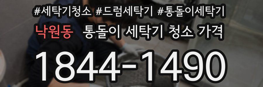 낙원동 통돌이 세탁기 청소 가격