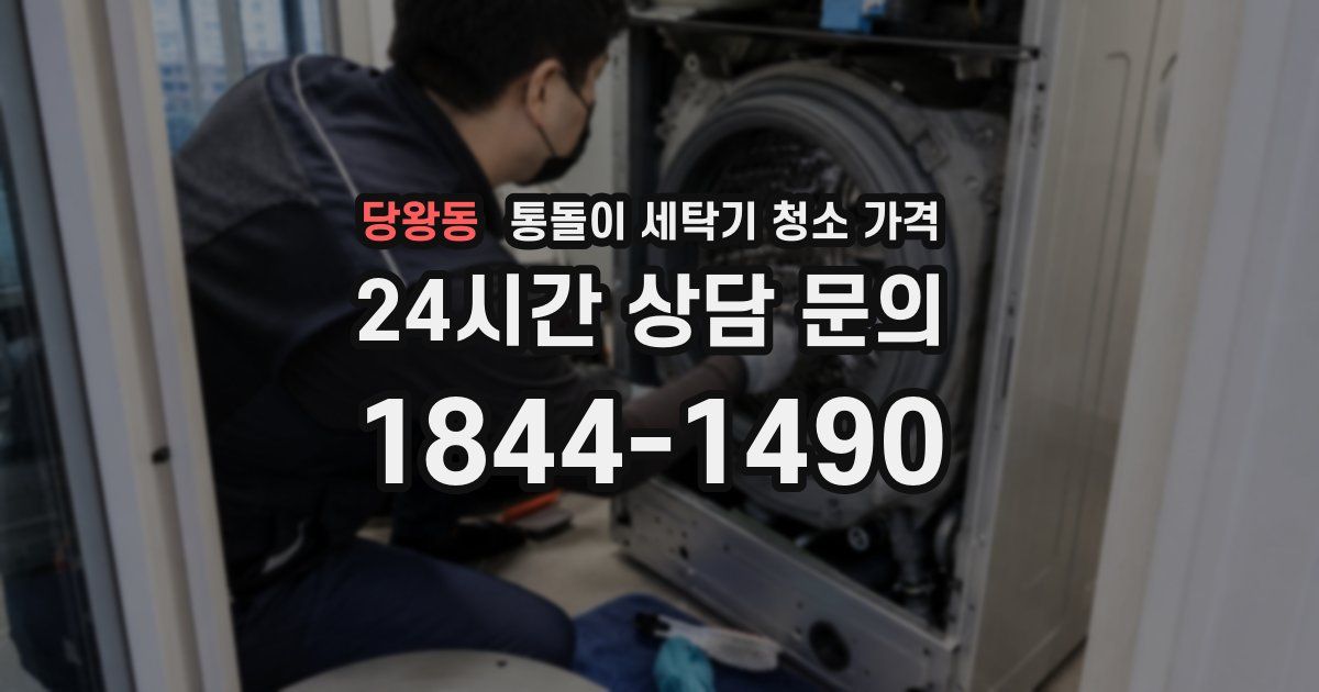 당왕동 통돌이 세탁기 청소 가격