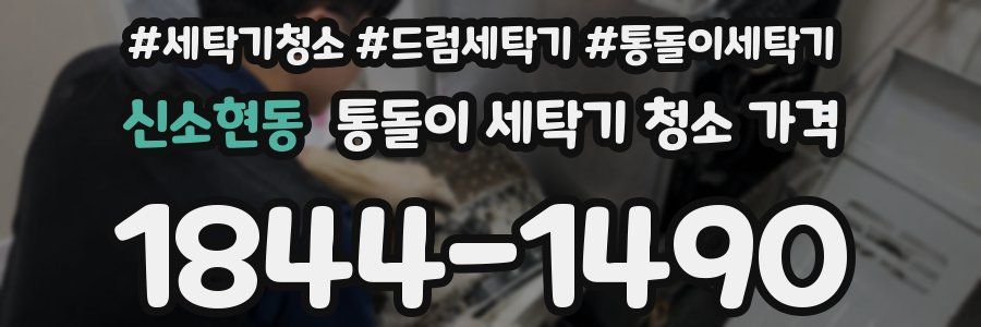 신소현동 통돌이 세탁기 청소 가격