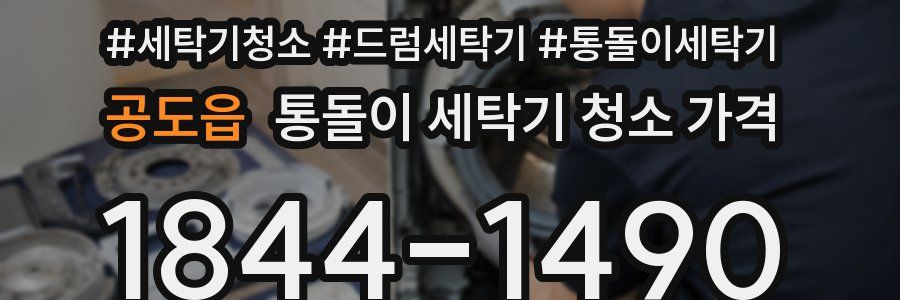 공도읍 통돌이 세탁기 청소 가격
