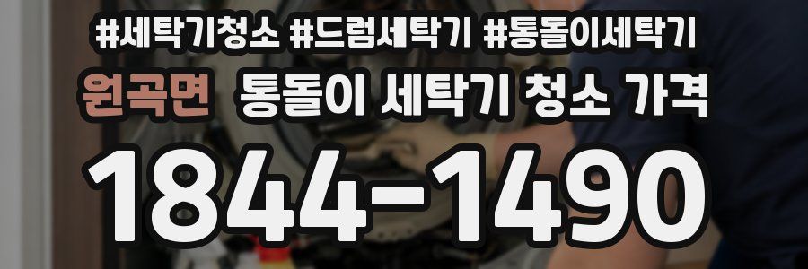 원곡면 통돌이 세탁기 청소 가격