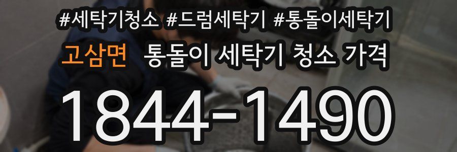 고삼면 통돌이 세탁기 청소 가격