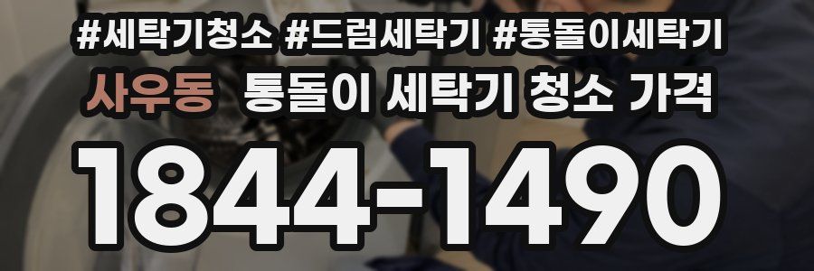 사우동 통돌이 세탁기 청소 가격