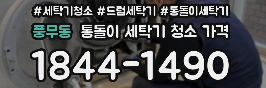풍무동 통돌이 세탁기 청소 가격