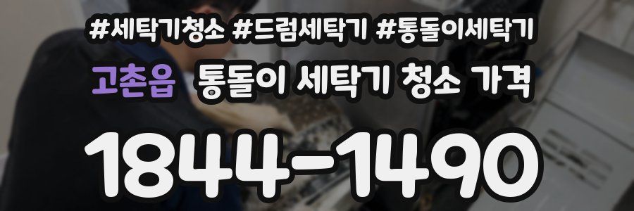 고촌읍 통돌이 세탁기 청소 가격