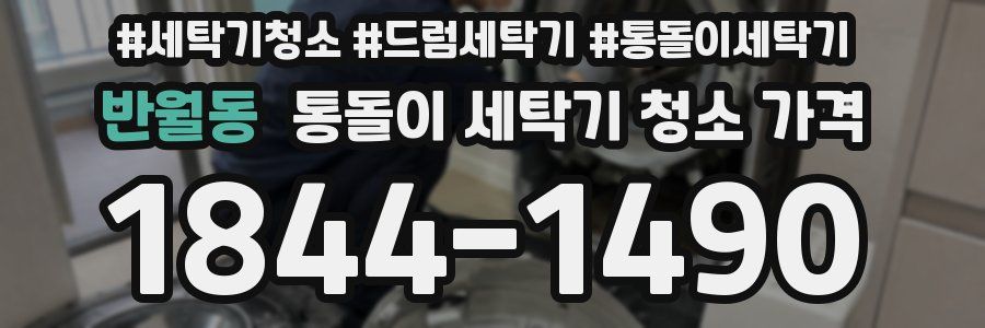 반월동 통돌이 세탁기 청소 가격